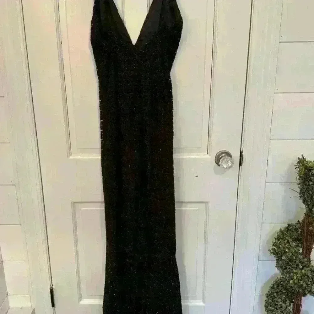 House of Harlow Revolve Sansia Maxi Dress Black‎ NWT size S Black - Image 4