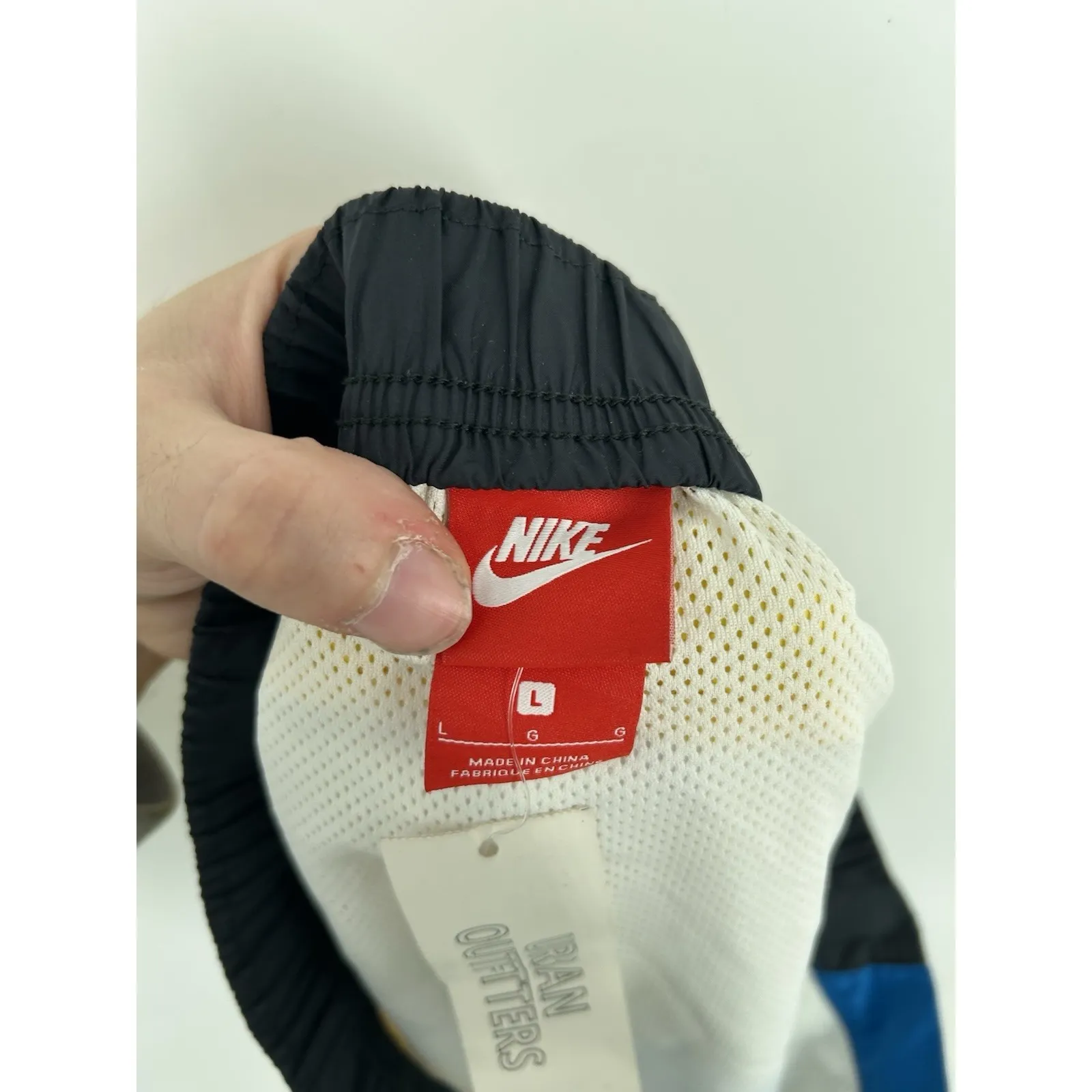 Nike Retro Moto Skirt Mesh Lined Snap Button‎ Colorful AO5305-100 Womens Large - Image 3