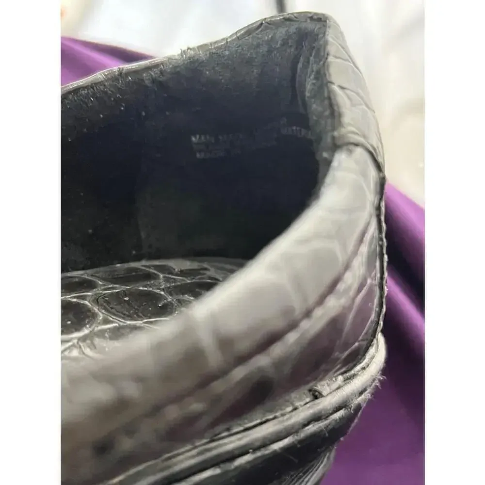 B.O.C Born concepts Gray snakeskin‎ Leather Clogs Size 10 - Image 6