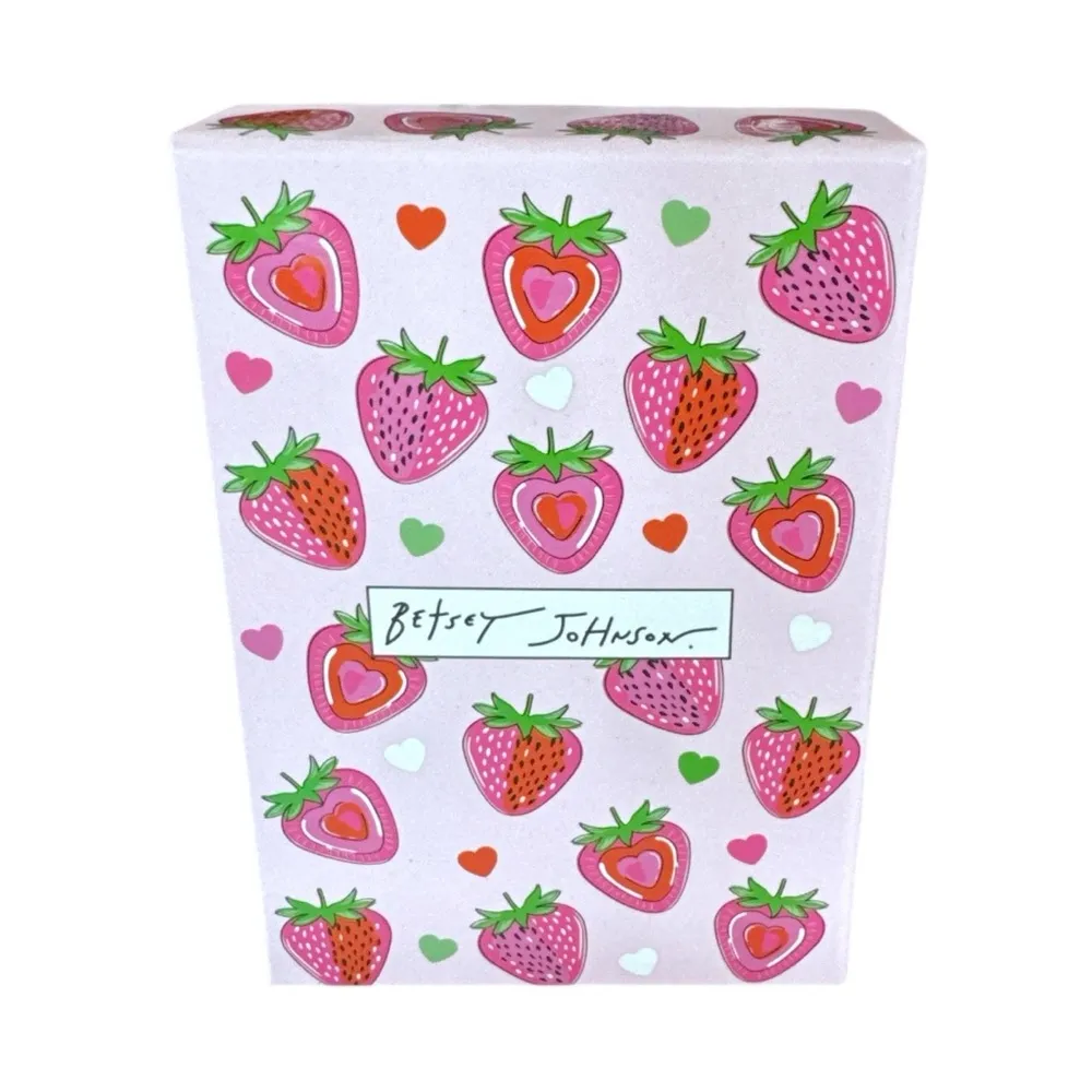 Betsey Johnson Picnic Basket Grapes and Wine Purse Charm Keychain Gold - Image 4