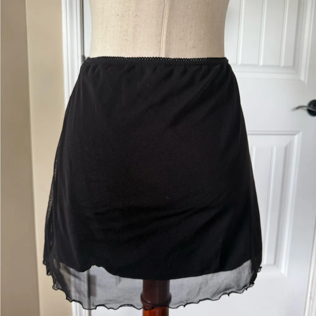 Brandy Melville Black Women's Mini Skirt‎ - Image 3