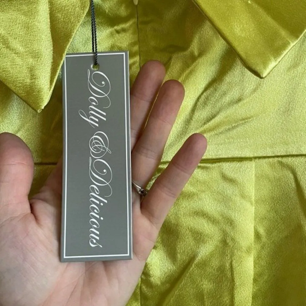 Dolly & Delicious Fishtail Maxi Dress Sz 6 Formal Prom Green - Image 10