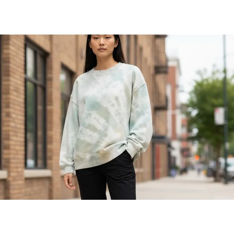 Abercrombie & Fitch Size S Tie Dyed Sweatshirt Soft A & F Collection Crop Boho - Image 2