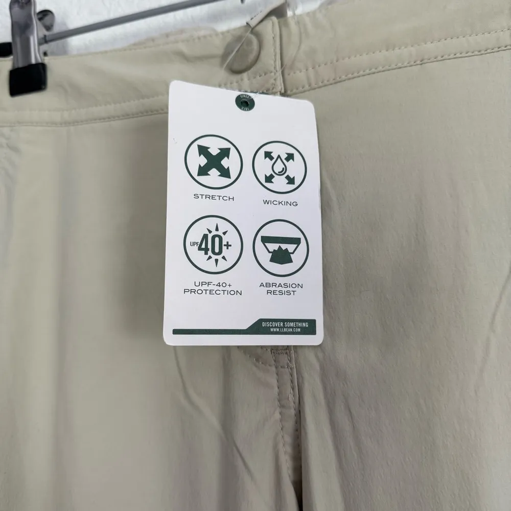 NWT LL Bean Water Repellent Comfort Trail Pants, Mid - Image 8