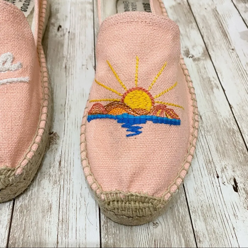 Soludos Aloha Espadrille Platform Living Coral 8 - Image 7