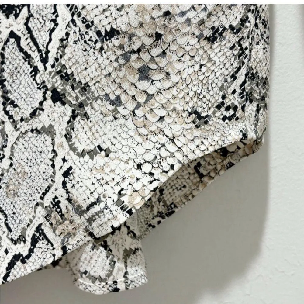 EQUIPMENT FEMME Silk Python Print Top small - Image 6