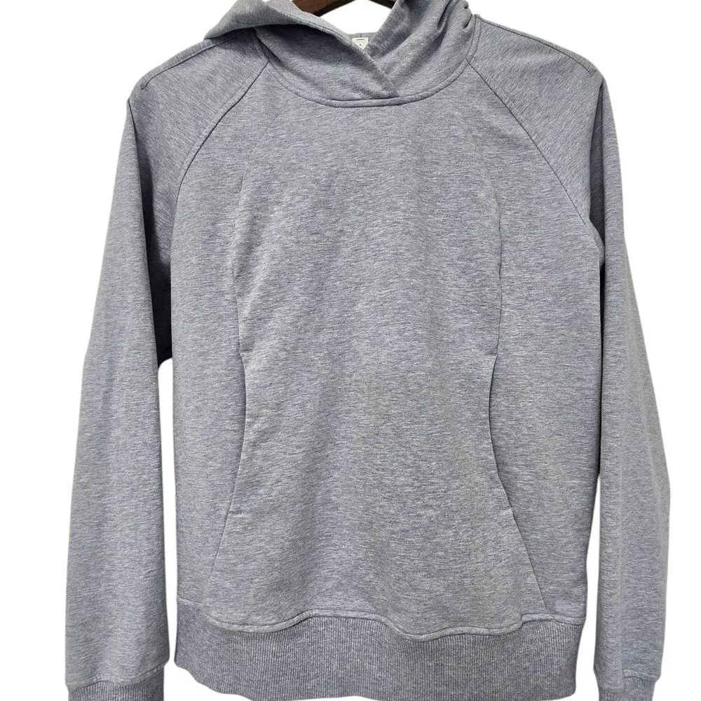 Lululemon Scuba Hoodie Sweatshirt Heather Chambray Blue Zip Up Hooded Size 4 - Image 6