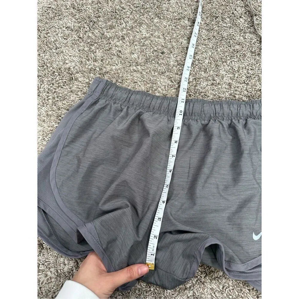 Nike Women's Dri-fit Tempo Clash Running Shorts 2.0 gunsmoke/wolf gray women’s M - Image 11