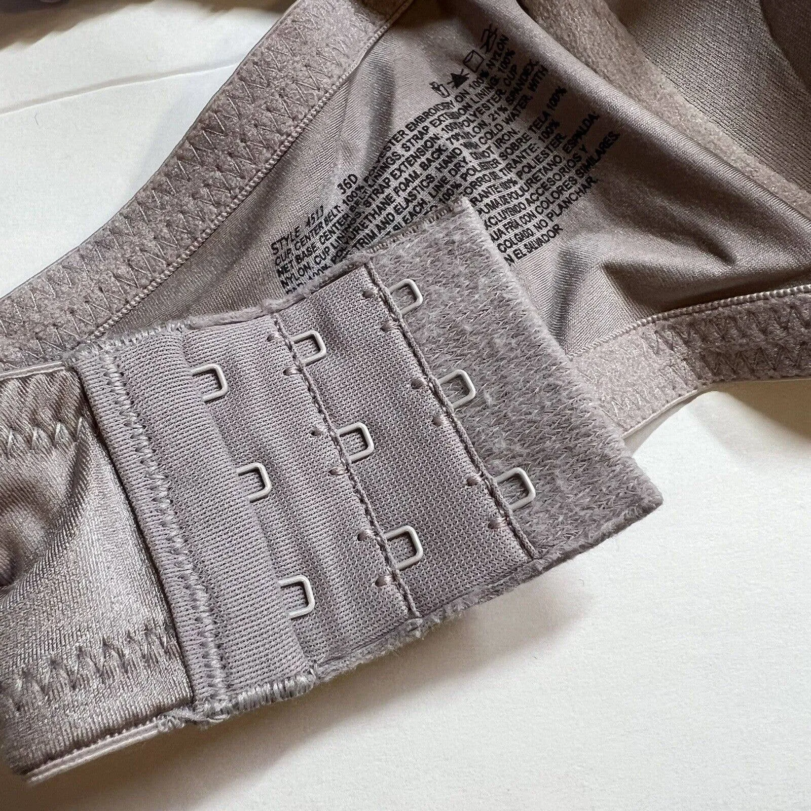 Playtex Secrets Side Smoothing Embroidered Underwire Bra 4513 42DDD New - Image 4