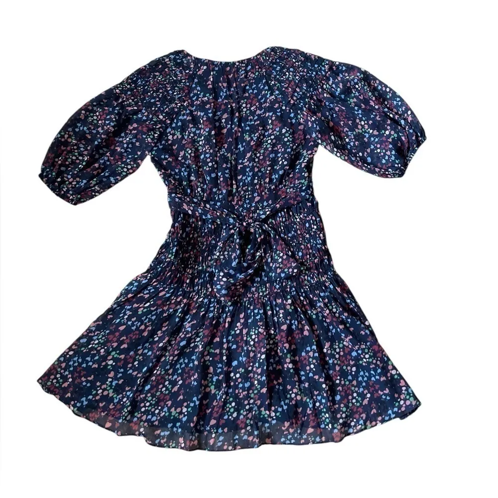 #43 NWT Ted Baker Casadee Smock Panel Wrap Mini Dress in Dark Navy - Image 7