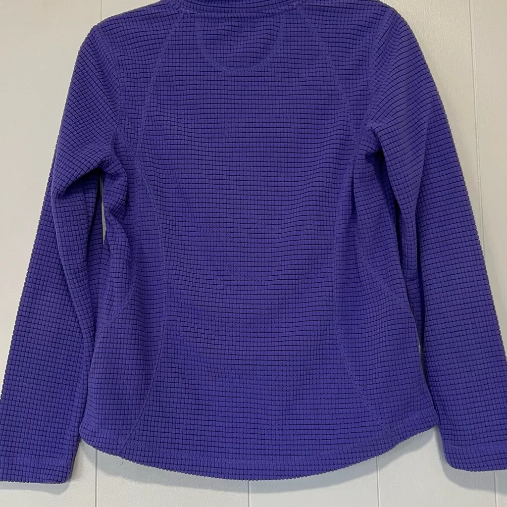 Tek Gear Women's Purple Quarter-Zip Sweatshirt Pullover S21 - Image 2