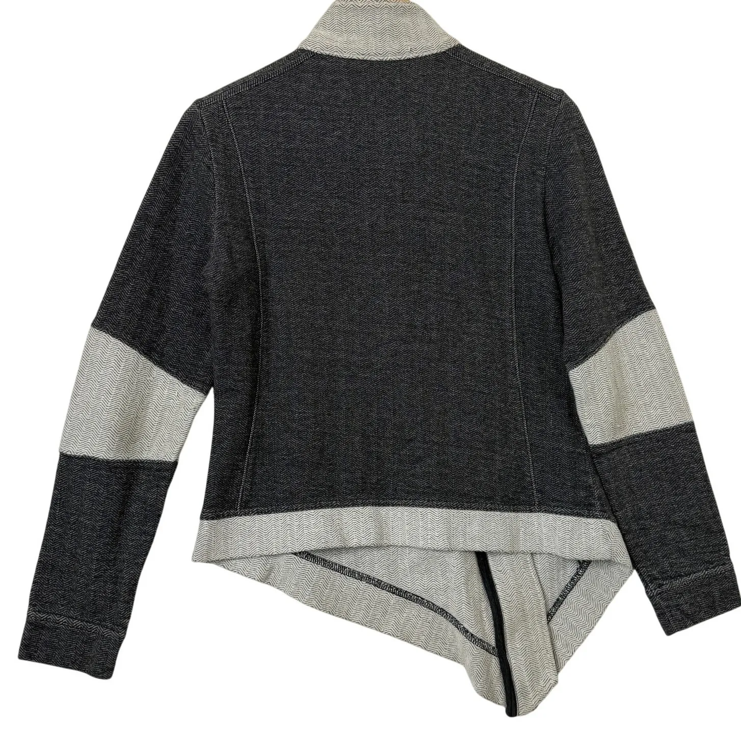 Puma Asymmetrical Lifestyle Jacket Womens Sz Lg Futuristic Sporty Athletic Style - Image 2