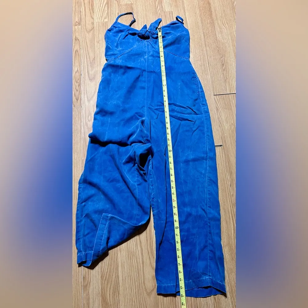 Old Navy Blue Wide-Leg Jumpsuit women Medium - Image 12