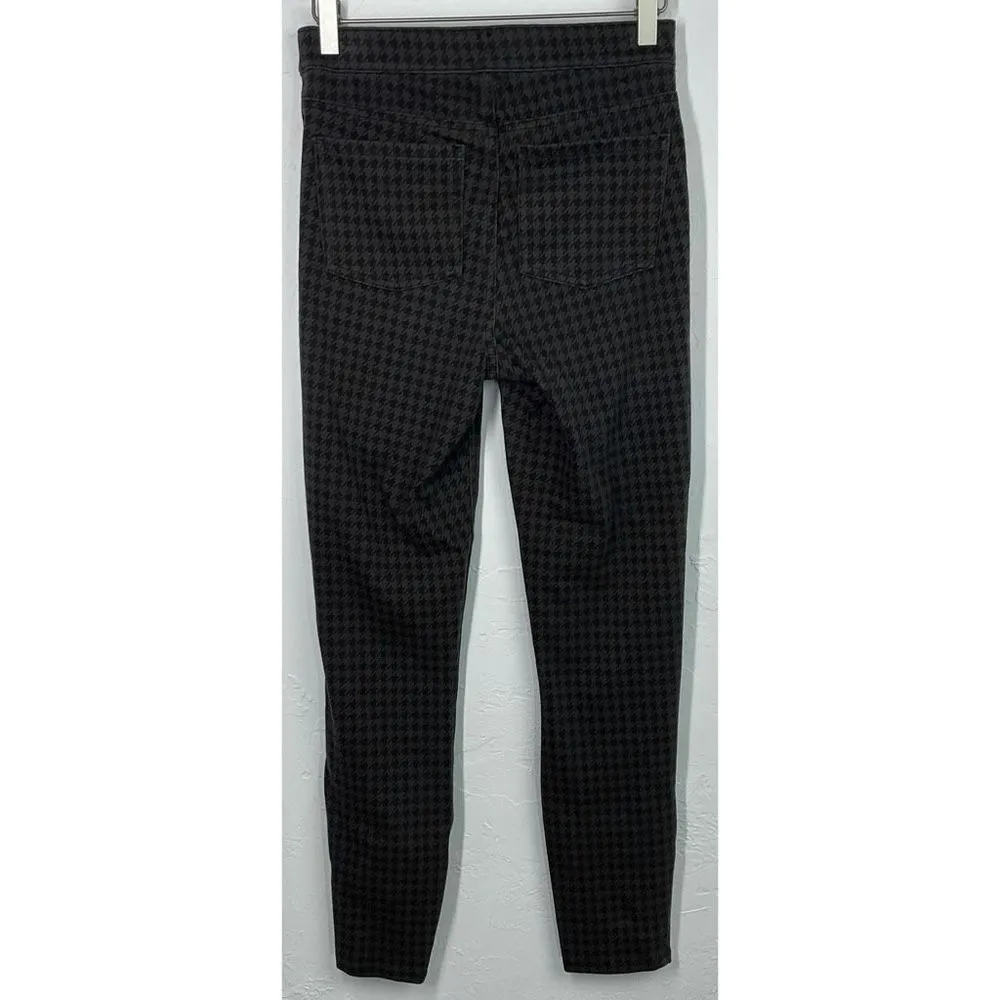 Spanx Gray Black Houndstooth Ankle Jean-ish Leggings Small New - Image 5