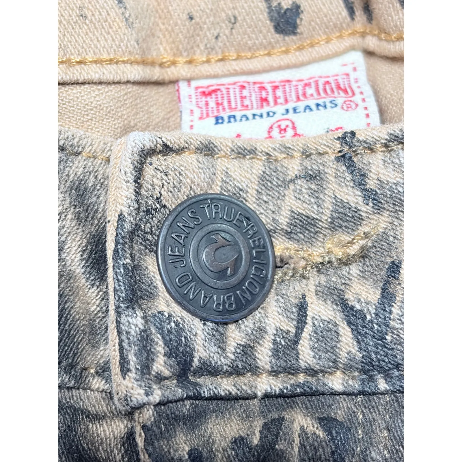 True Religion Halle Mohave Lonestar Snake Print Skinny Jeans size 26 - Image 5