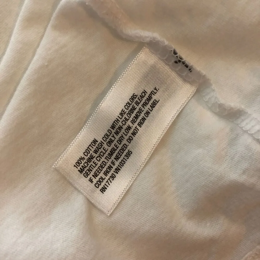 Universal Thread Womens Basic T Shirt Top Short Sleeve White L - Image 5