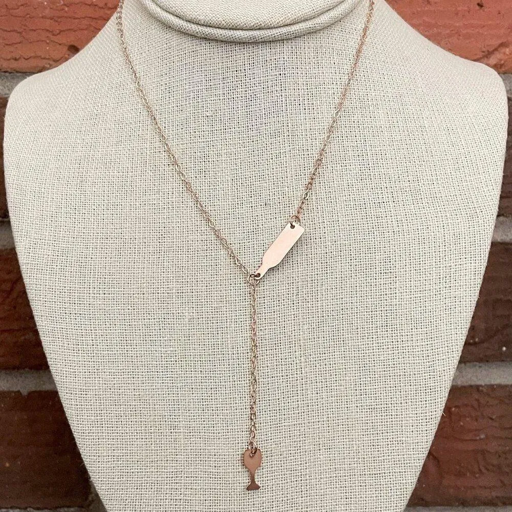 Wine Country Lariat Necklace - Image 2