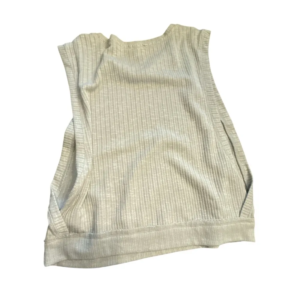 Kori Ribbed Mint Open Sides Tank Top - Image 6