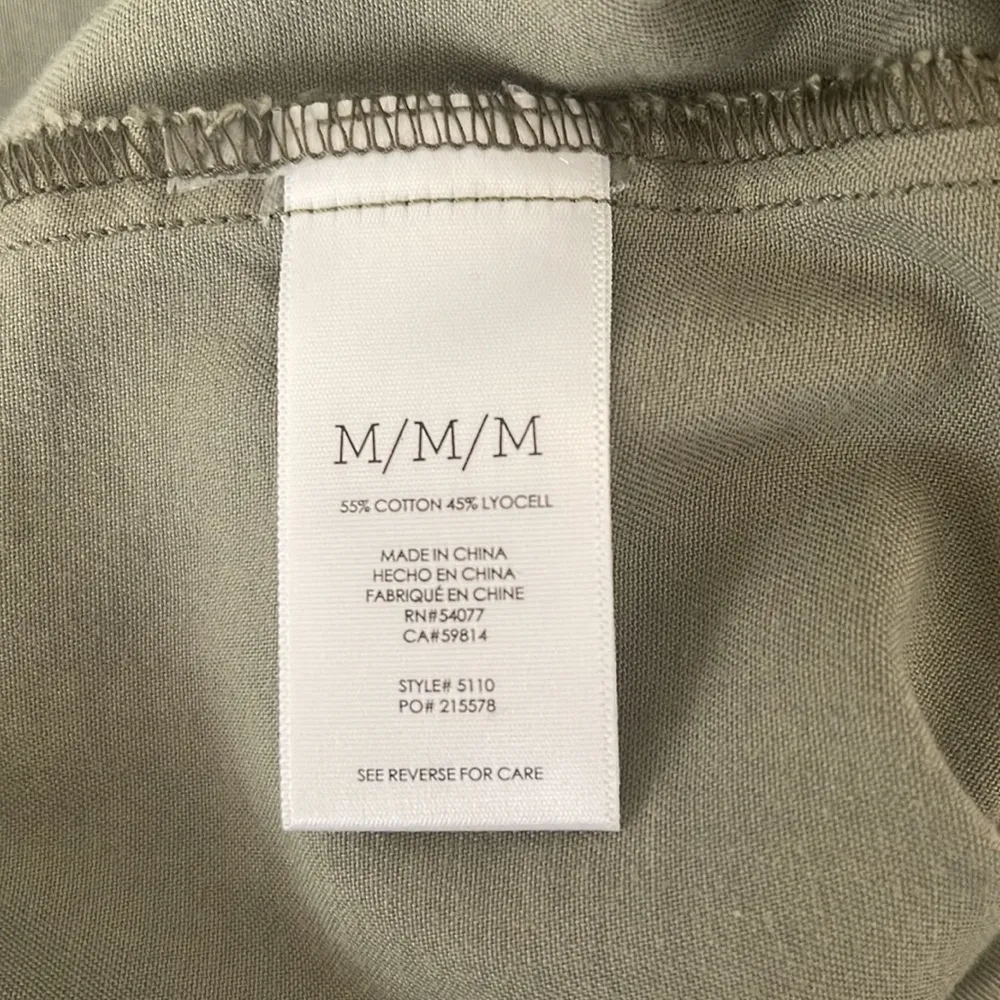 CAbi Goldie Olive Green Drawstring Shorts - #5110 - M - Image 6