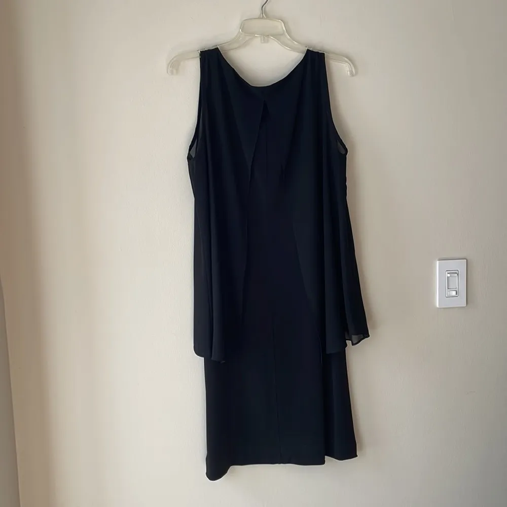 Soft Works Black Gown With Cape Size 8 - Image 4