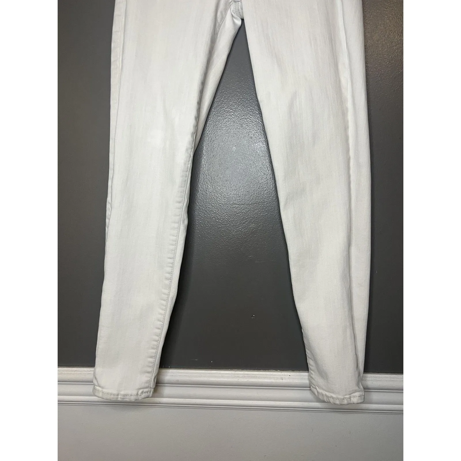 Gap 1969 Jeans Womens 6 28R White Inner Cozy Leggings Jeggings Stretch Denim - Image 3