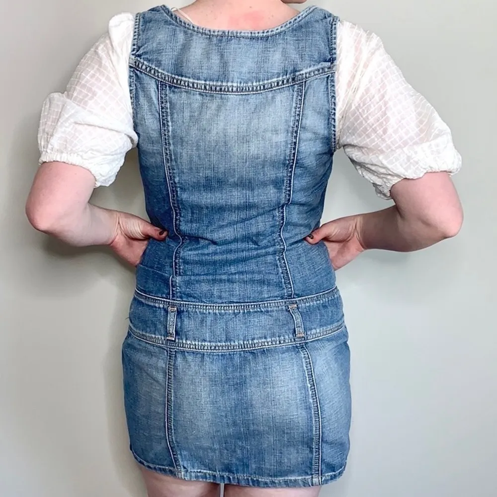 Vintage Guess Denim Button Down Dress - Image 7