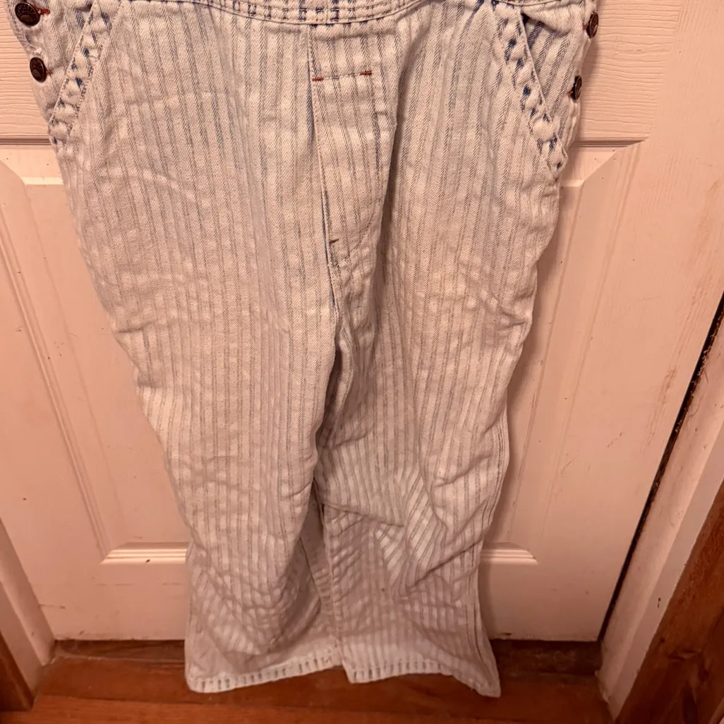 Faherty Brand Railroad Stripe Overalls - Image 7