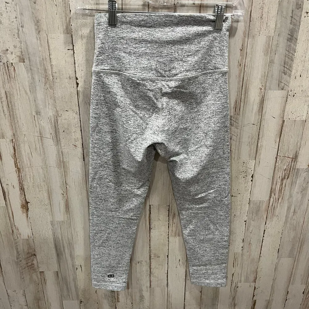 Albion Fit INTENTION LEGGINGS 7/8, HEATHER GREY WOMENS Size XS High Rise - Image 4