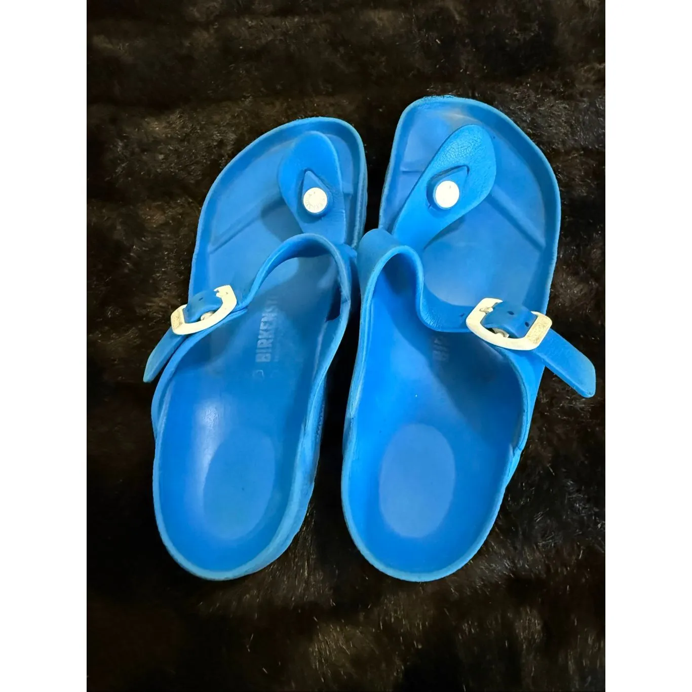 Birkenstock Ultra Blue Lightweight EVA Water Sandals 2 Strap Arizona 36 5.5 - Image 3