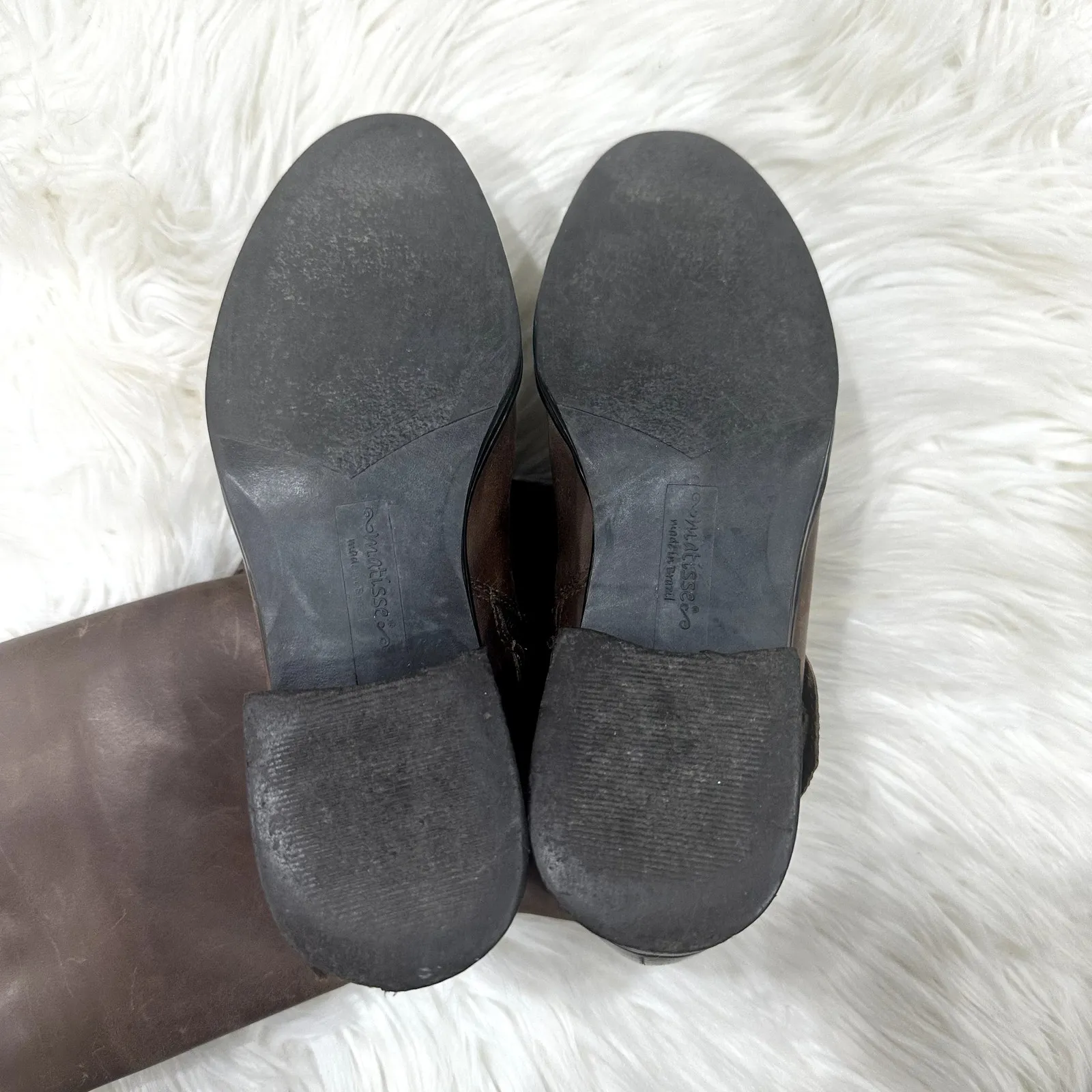 Matisse Studded Western Leather Cowboy Boot Sz 7 Brown - Image 7