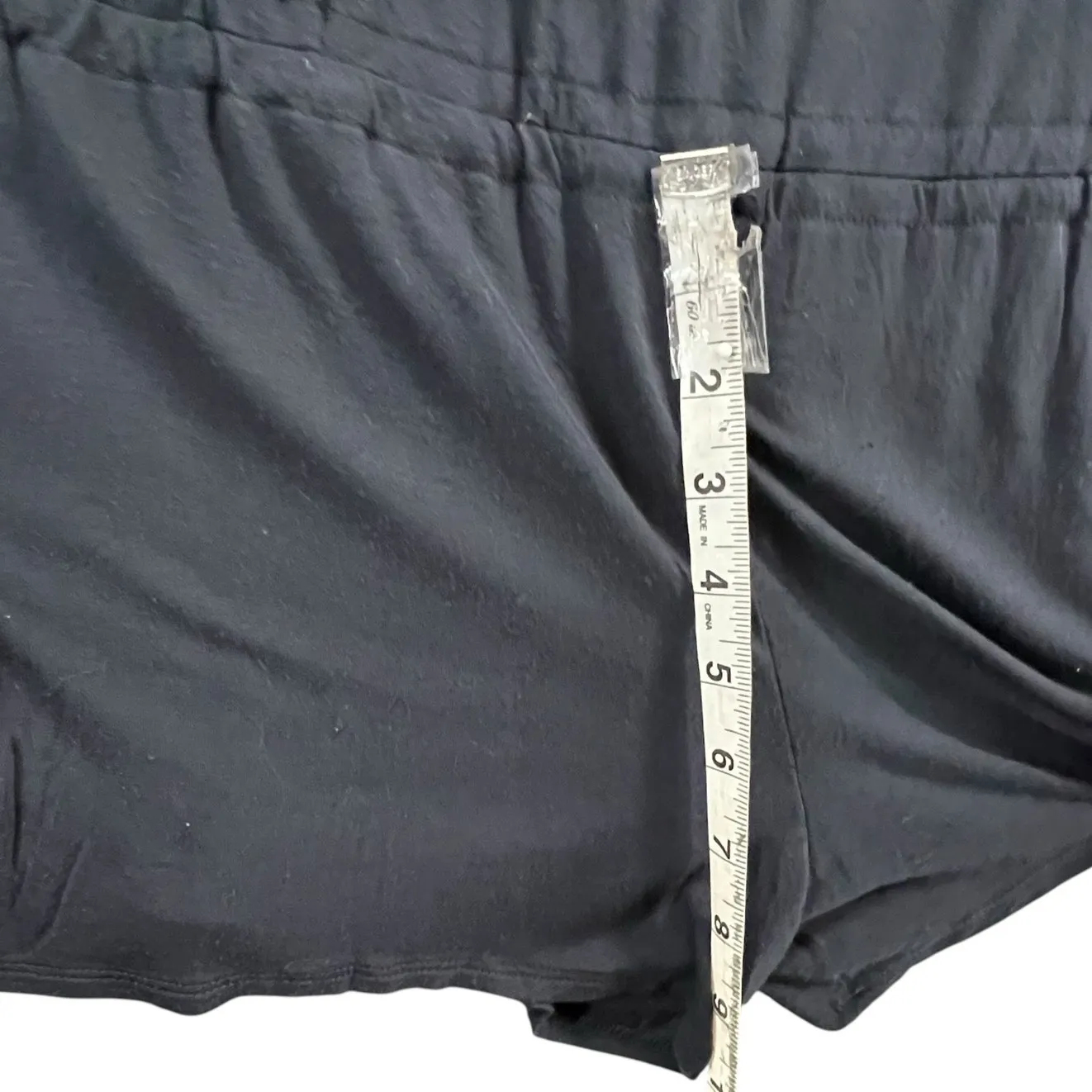 Victorias Secret Pajama Romper Womens M Black Modal Blend Strappy Loungewear - Image 5