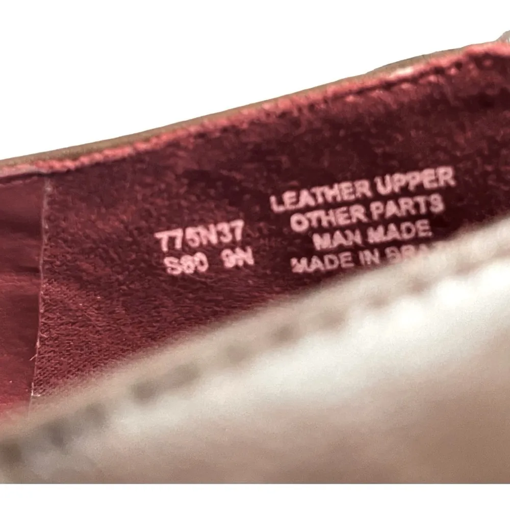 Naturalizer Brown Leather
Loafers Womens Size 9N
Square Toe Flats 775N37 Brazil - Image 10