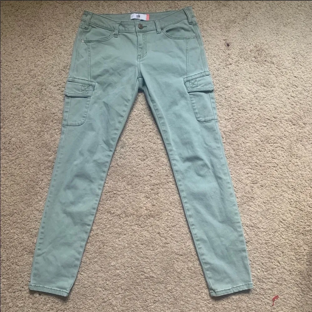 Cabi olive green Cargo skinny jeans - Image 6