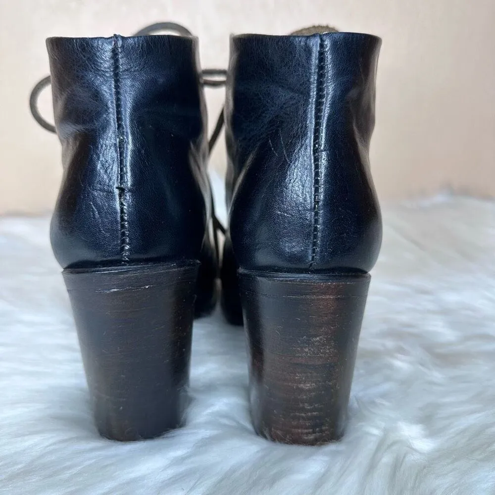 Freebird by Steven Beck Lace Up Booties Size 9 - Image 4