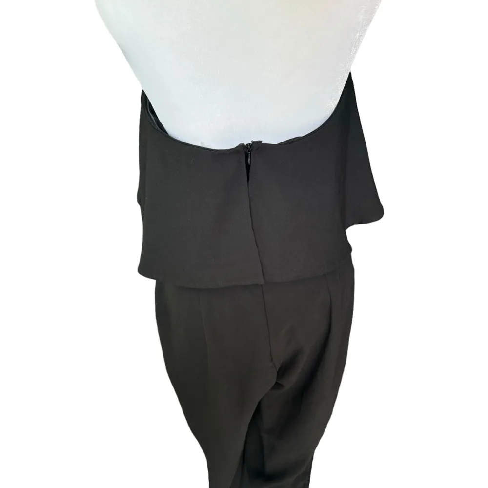 SuperDown x Revolve - NWT Reina Ruffle Strapless Jumpsuit Sz L - Image 6