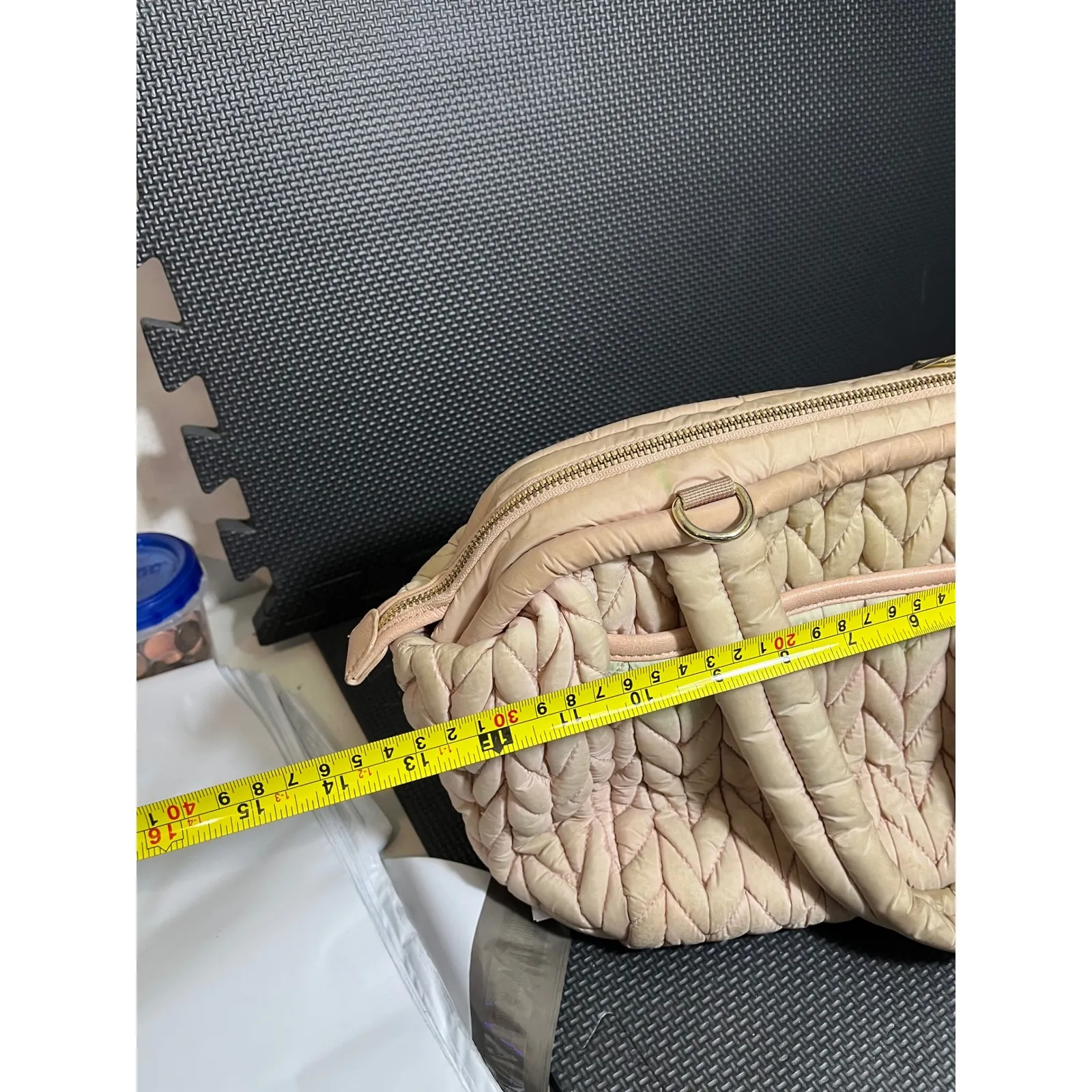 Happ Paige Mini Diaper Bag Quilted Womens Purse - Image 15