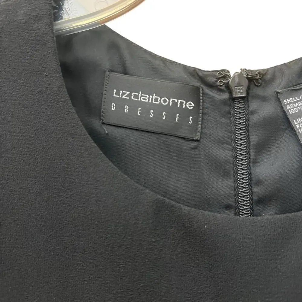 Liz Claiborne Women’s Black Dress With Jewel Accents Size 16 - Image 2