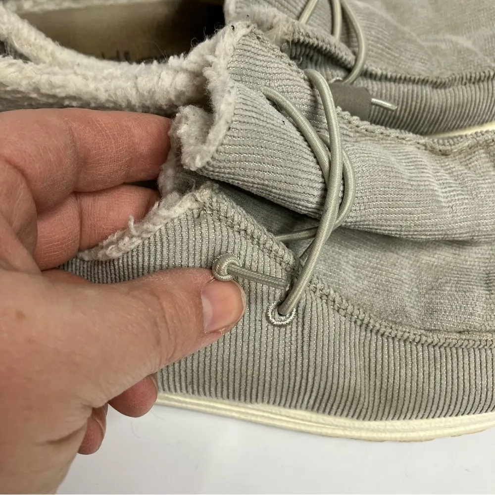 Hey‎ Dude Wendy loafers in gray corduroy size 10 - Image 2