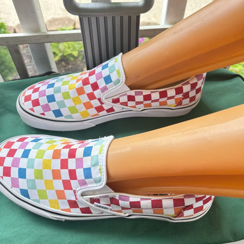 Vans Classic Slip-On Checkerboard Shoe - Image 3