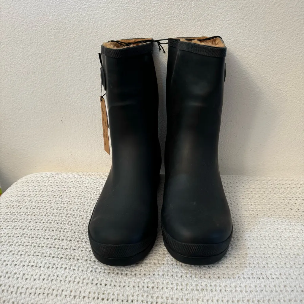 Chooka Women’s Delridge Black Waterproof Rain Boots Size 10W Mid Calf – New - Image 2