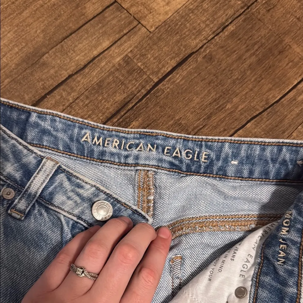 American Eagle Distressed Blue Jeans - Image 2