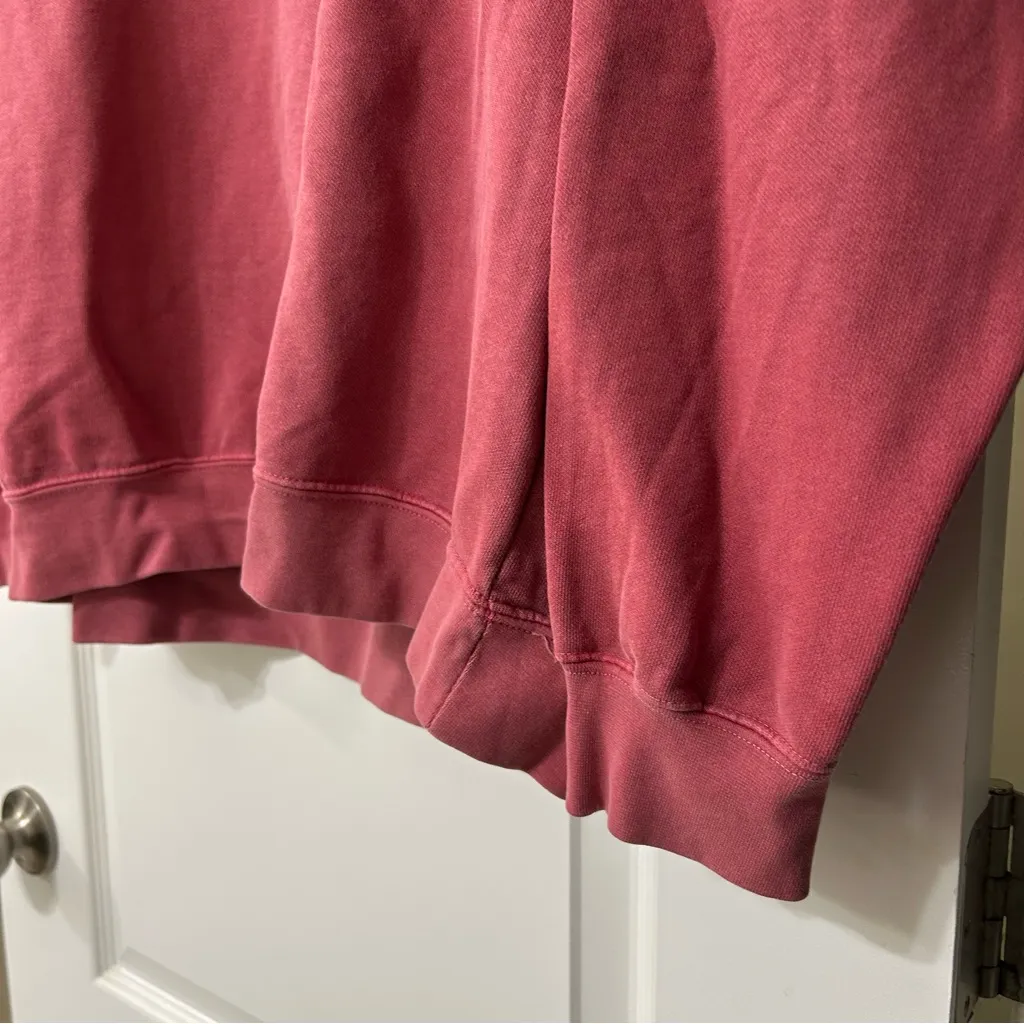 Handmade Comfort Colors Crimson Red Eggnog Queen Sewn Sequin Letters Sweatshirt - Image 6