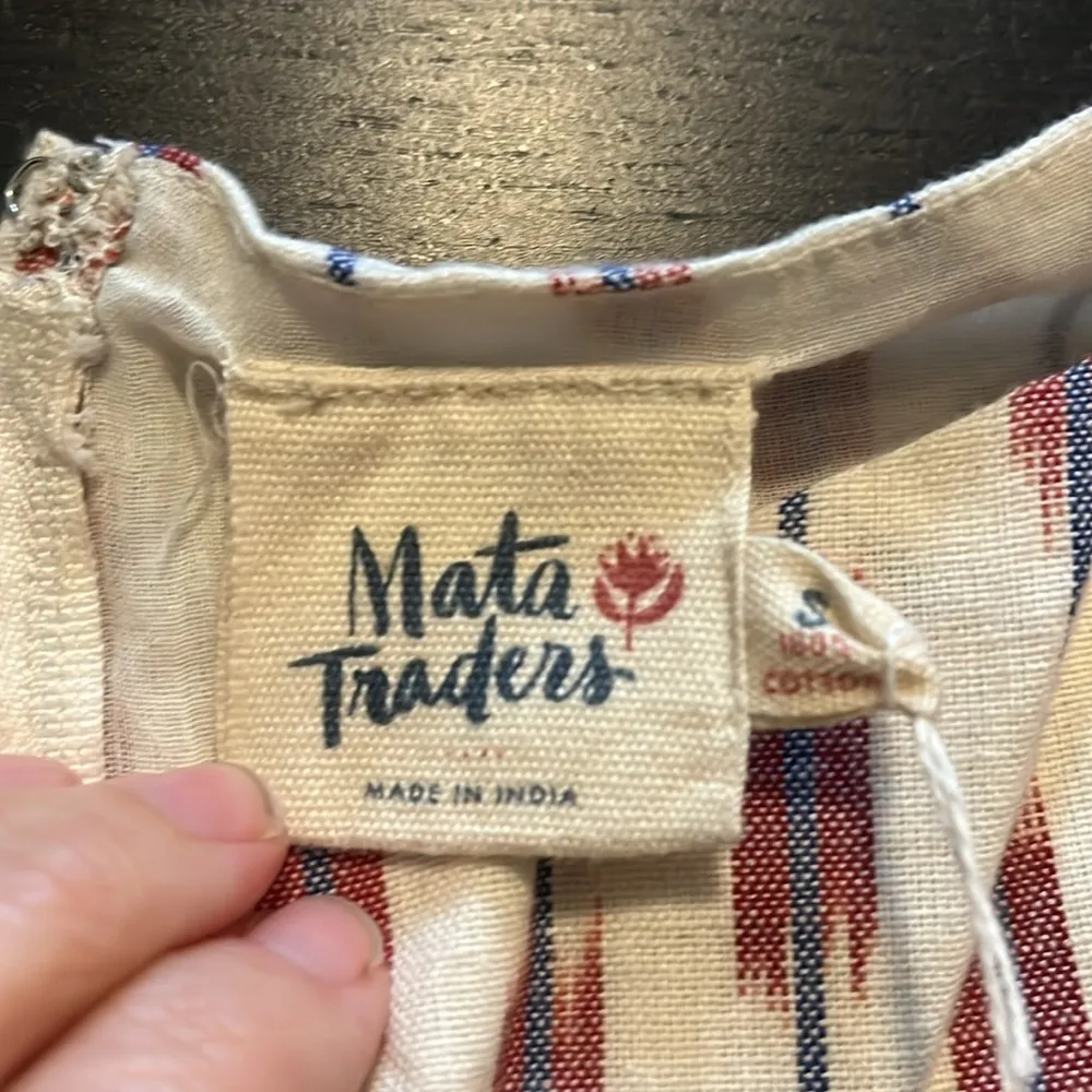 Small linen dress. Made in India. - Image 2