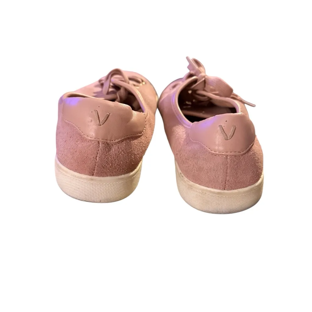 Vionic Brinley Womens Pink Blush Suede Low Top Lace Up Casual Shoes Sneakers 9.5 - Image 4