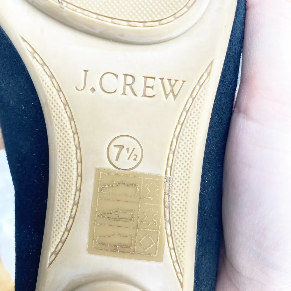 J Crew Black Suede Loafer Womens 7.5 - Image 7