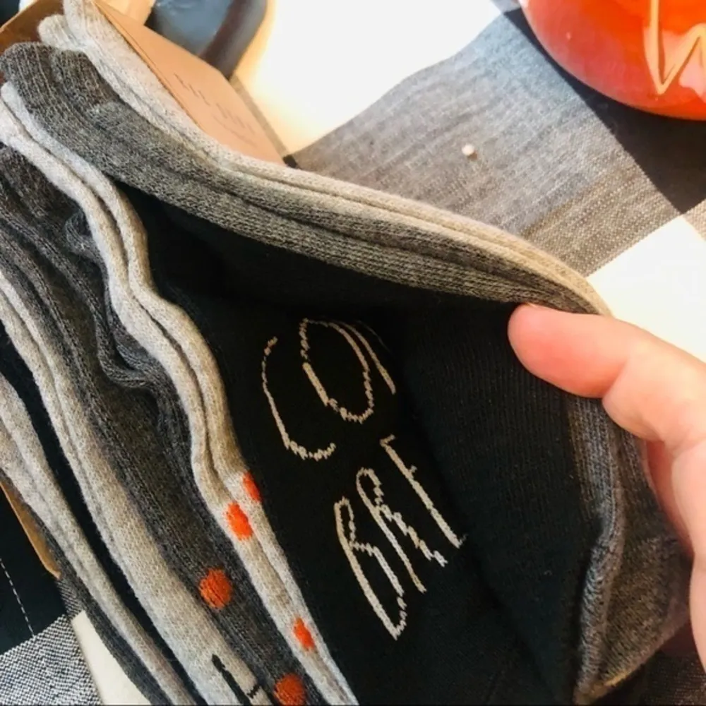 Rae Dunn Halloween Socks 10 Pack NWT EEK Spooky Ankle Socks Fall Cute Gift Set - Image 5