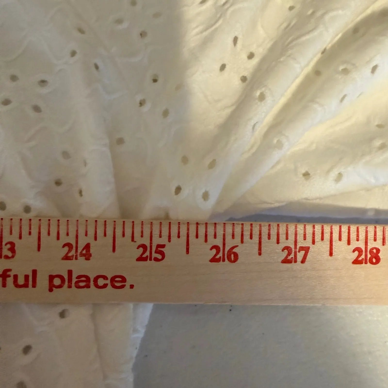 AVA & VIV Plus Size 2X White Eyelet Puff Sleeve Scoop Neck Top NWT Cottagecore - Image 7