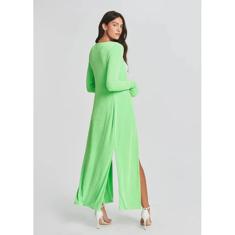 SER.O.YA Murray Lime Floor Length Cardigan Sz Small New Green - Image 4