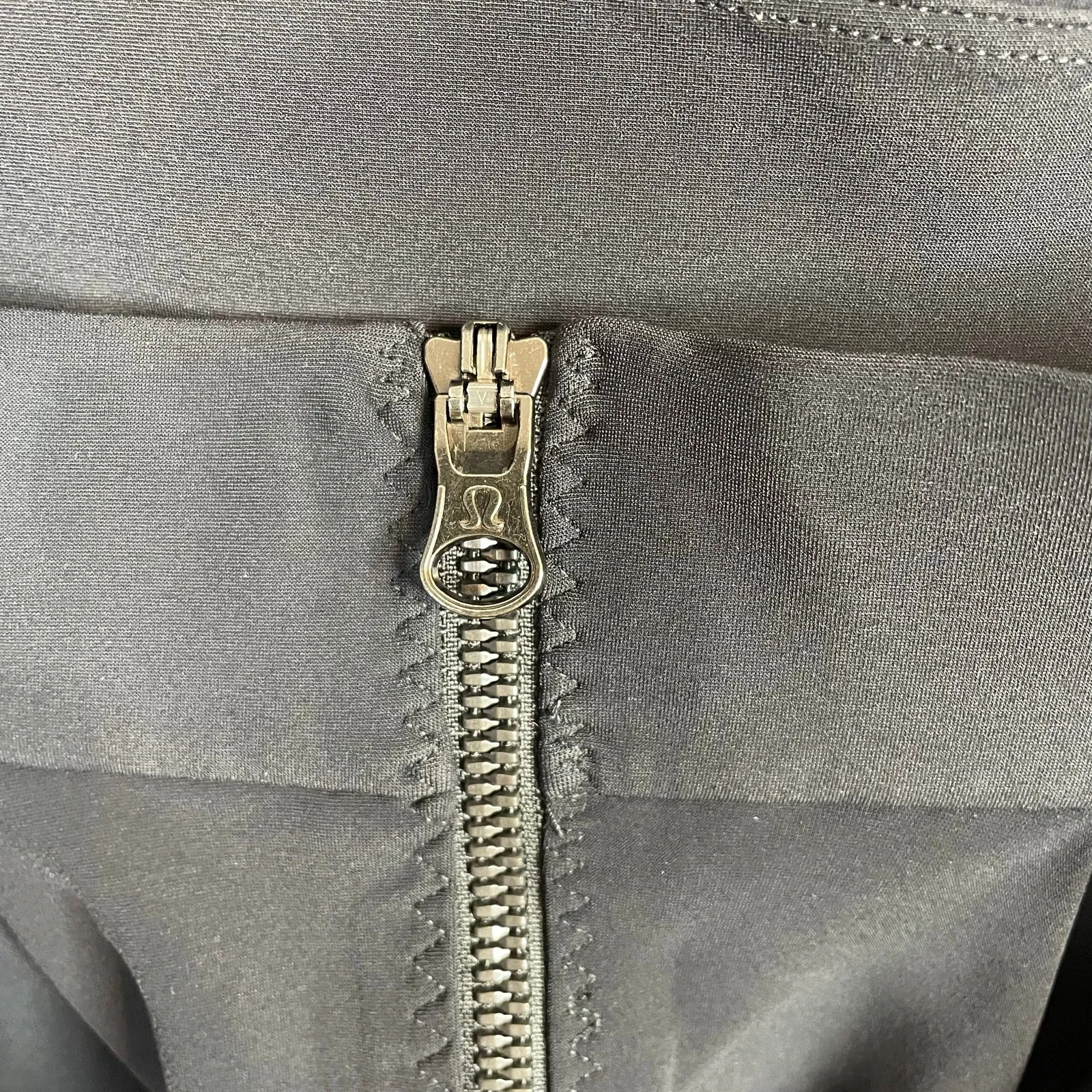 Lululemon Away Dress Black Perforated Stretch Athleisure Skater Dress womens 6 - Image 13