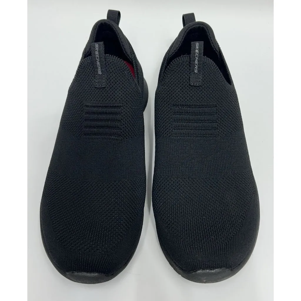 Skechers Work Shoes Womens 7.5 Black Slip On Slip Resistant Relaxed Fit 108034 - Image 4